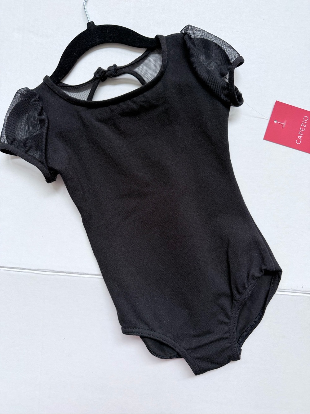 Capezio Toddler Black Puff-Sleeve Leotard size 2-4
